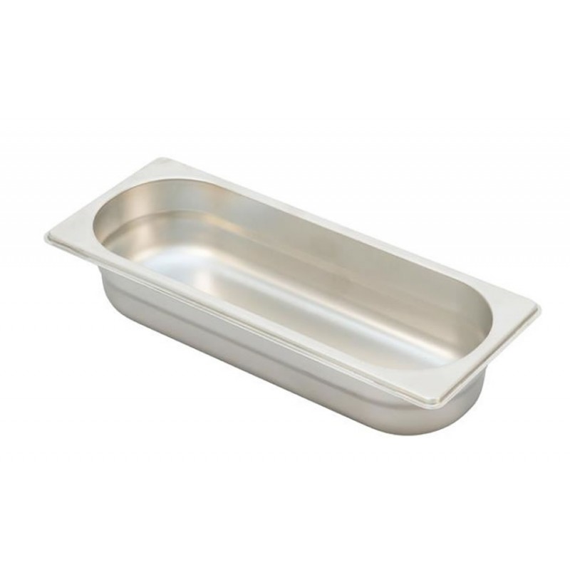 Bac inox GN 2/8 standard plein RONDA hauteur 65 mm Bac inox GN 2/8 standard plein RONDA hauteur 65 mm