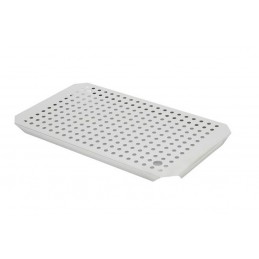 Grille de fond en inox pour égoutter les bacs gastro GN1/1