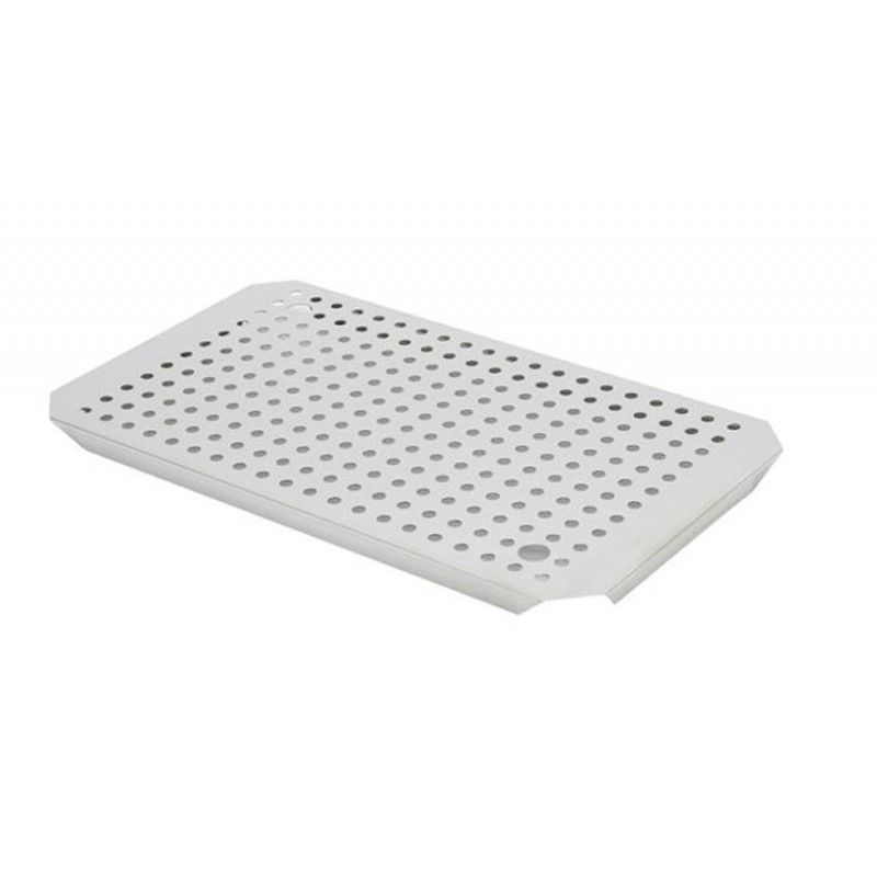 Grille de fond en inox pour égoutter les bacs gastro GN1/1