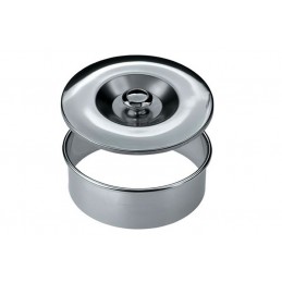 Couvercle rond isolé inox
