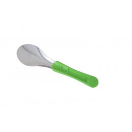 Spatules inox avec poignée vert pour glace