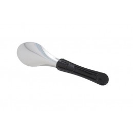 Spatules inox avec poignée noir pour glace