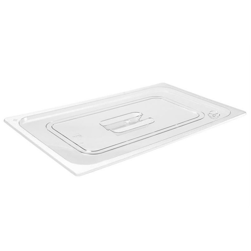 Couvercle GN2/1 transparent pour bacs plastique