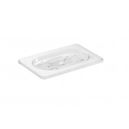 Couvercle GN1/6 transparent pour bacs plastique