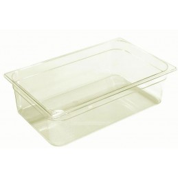 Bac plastique GN1/1 gastronorme fond semi-transparent