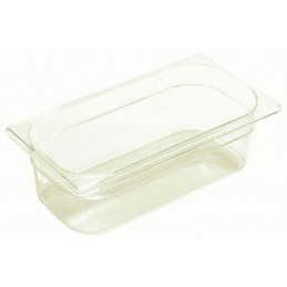 Bac plastique GN1/3 gastronorme transparent