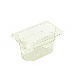 Bac plastique GN1/9 gastronorme transparent