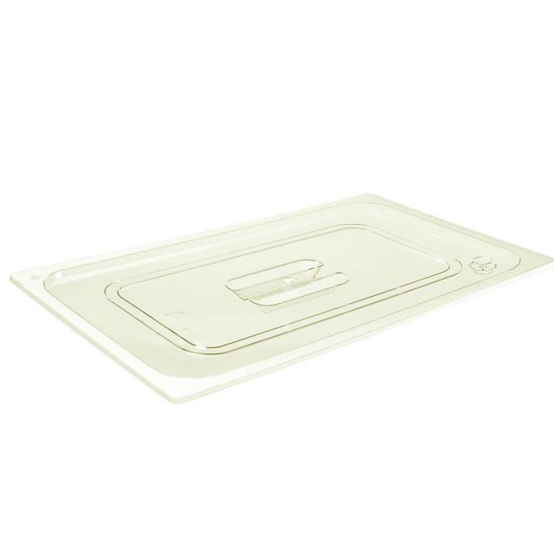 Couvercle pour bacs gastronormes en grilamid transparent Couvercle pour bacs gastronormes en grilamid transparent