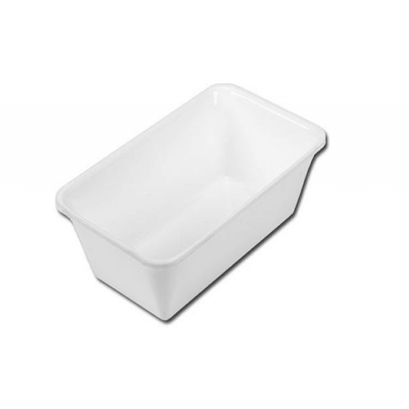 Plat rectangulaire plexi 265 x 162 x 80 mm normé GN1/4 couleur blanche Plat rectangulaire plexi 265 x 162 x 80 mm normé GN1/4 couleur blanche