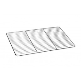 Grille 530x325 mm en inox boulangerie LEGER - 2 traverses