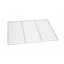 Grille 650x530 mm en inox boulangerie LOURD - 2 traverses