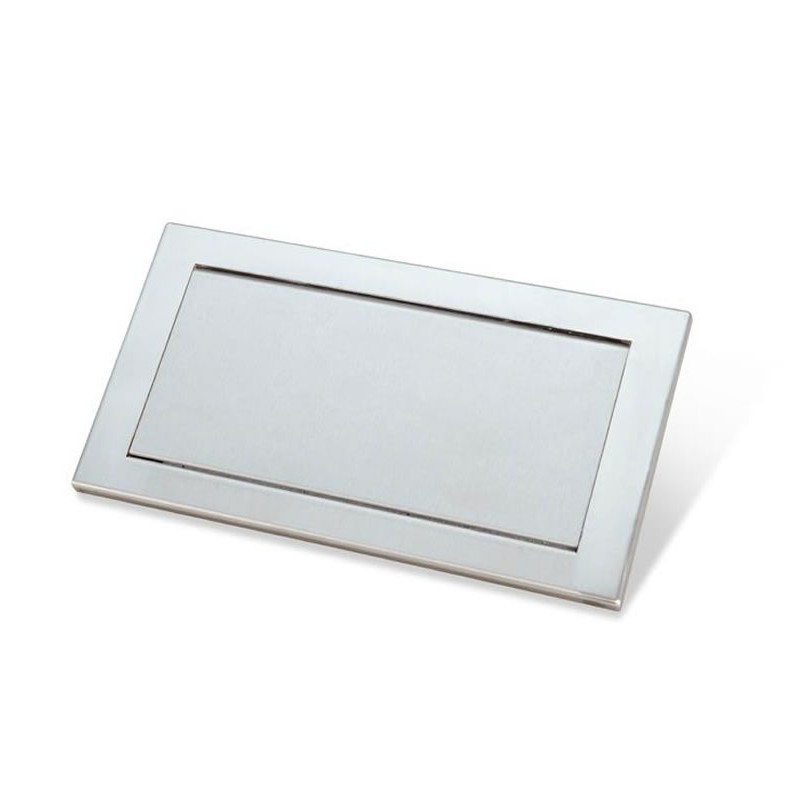 Trappe vide-déchets basculant encastrable en inox 304 pour cuisine. Trappe vide-déchets basculant encastrable en inox 304 pour cuisine.