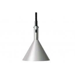 Lampe chauffante rétro hauteur 360 mm couleur aluminium