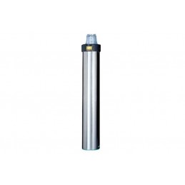 Distributeur de gobelets inox horizontal de 56 à 81 mm.