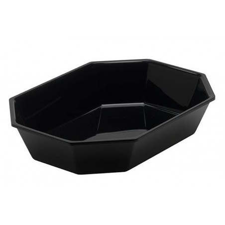 Plat Octogonal En Étain CAMBET – Argenté Brillant 30,5 Cm (Neuf)