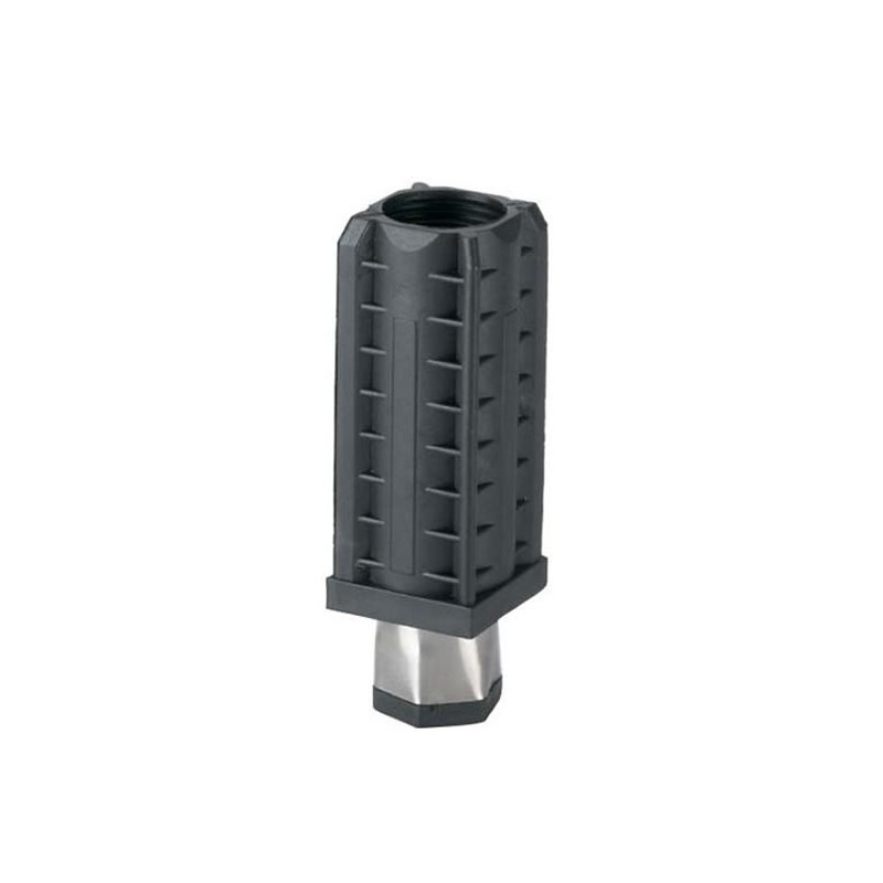 Vérin pour tube carré de 40 x 40 mm épaisseur 1 mm embout inox. Vérin pour tube carré de 40 x 40 mm épaisseur 1 mm embout inox.