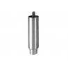 Pieds réglables en inox 100 mm pour tube diamètre 41 mm.