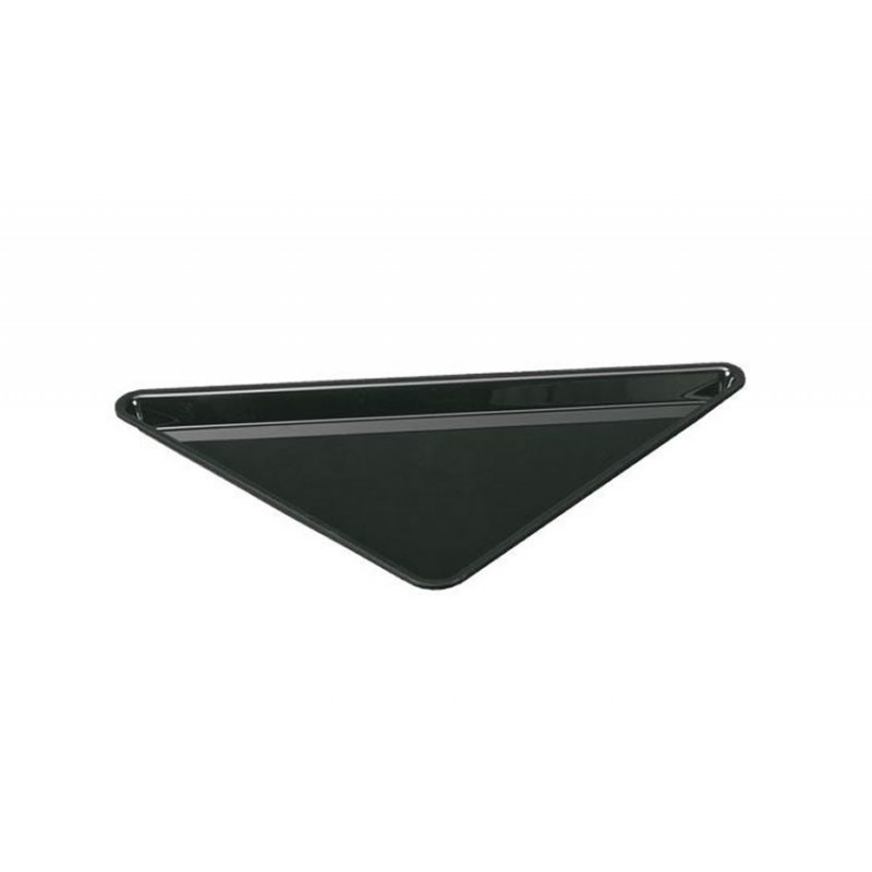 Plat petit triangle en plexi 270 mm pour vitrine