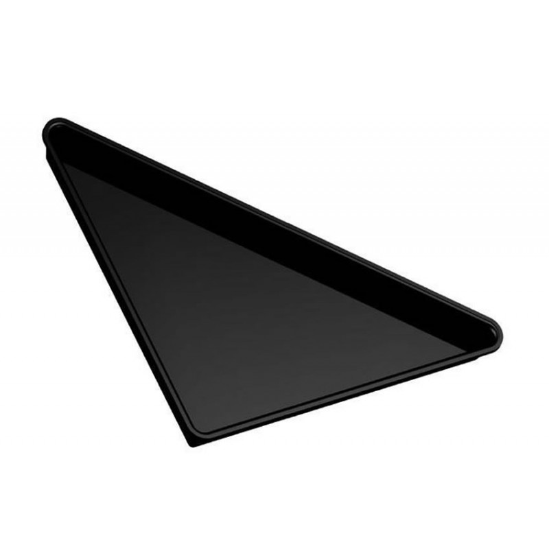 Plat grand triangle en plexi 565 mm pour vitrine