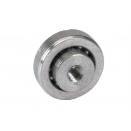Roulement à billes avec trou fileté inox diamètre 22 x 6.3 mm