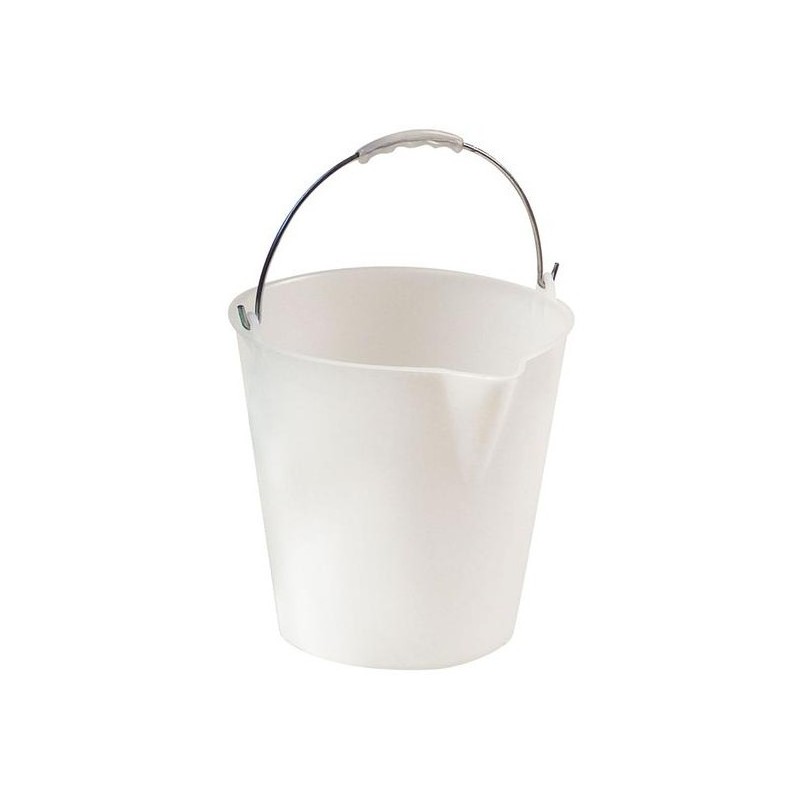 Seau 12 litres avec anse zinguée bec verseur Seau 12 litres avec anse zinguée bec verseur