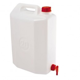 Jerrycan 20 litres alimentaire avec robinet de vidange