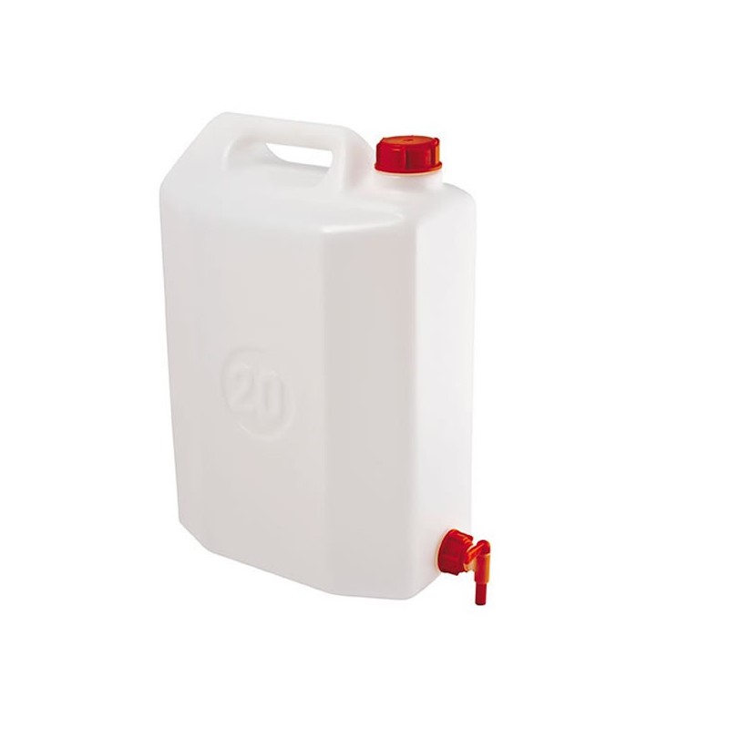 Jerrycan alimentaire extra fort avec robinet 20 L