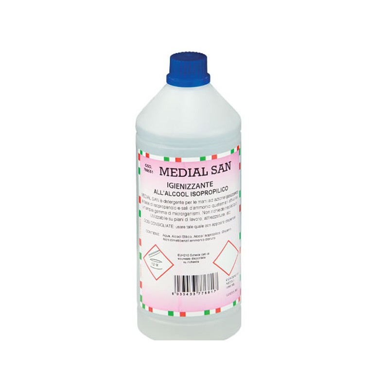 Bidon de liquide hydroalcoolique, bidon de 1 litre