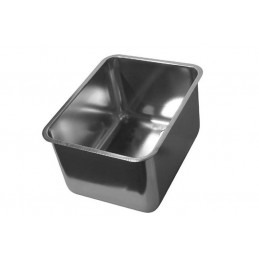 Cuve inox rectangulaire à souder sans trop-plein