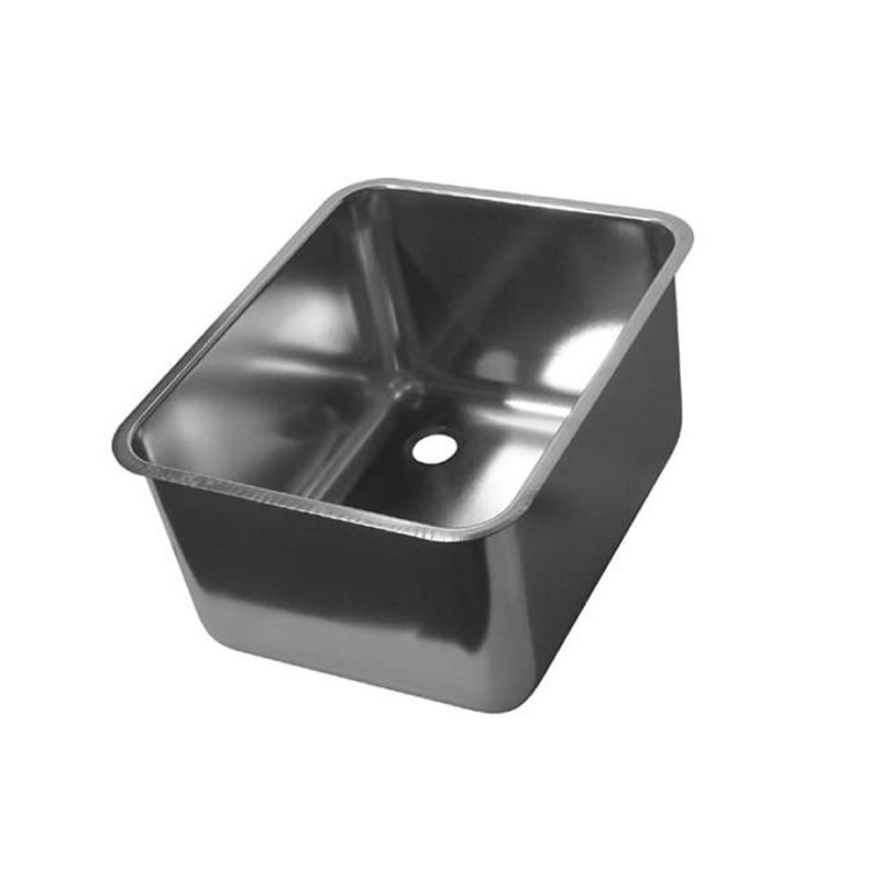 Cuve inox rectangulaire à souder sans trop-plein Cuve inox rectangu