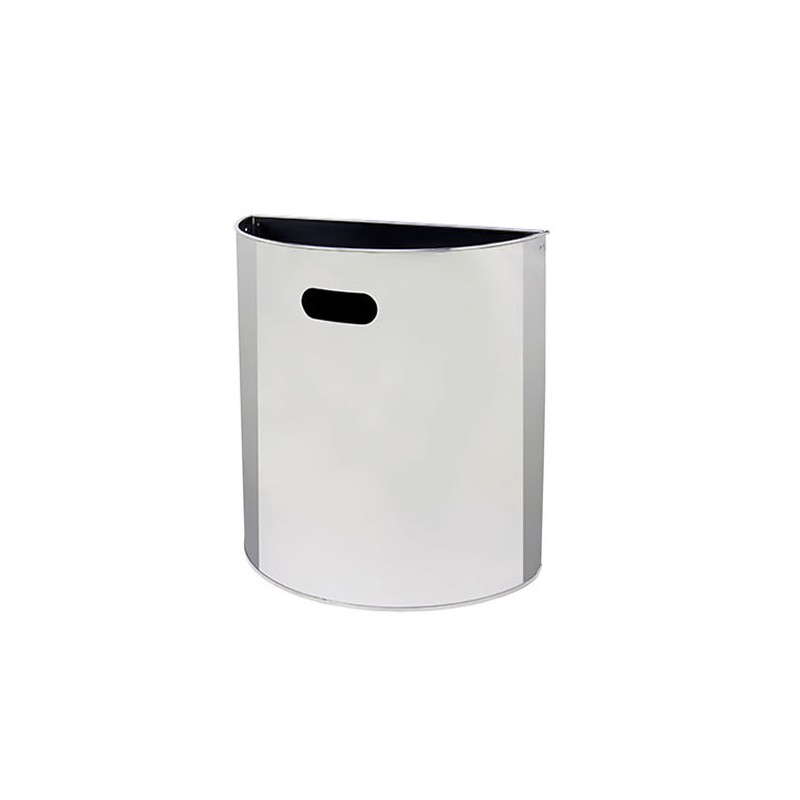 Poubelle murale inox 20 litres