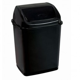 Poubelle 35 litres à couvercle basculant gamme BLACK