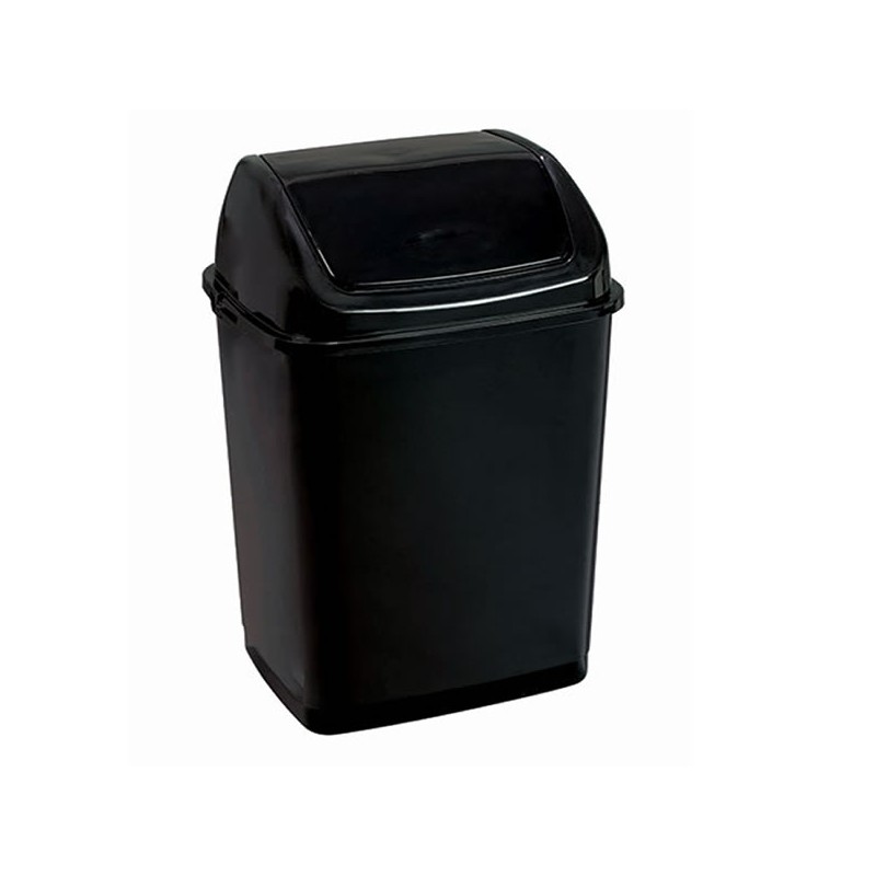 Poubelle 35 litres à couvercle basculant gamme BLACK