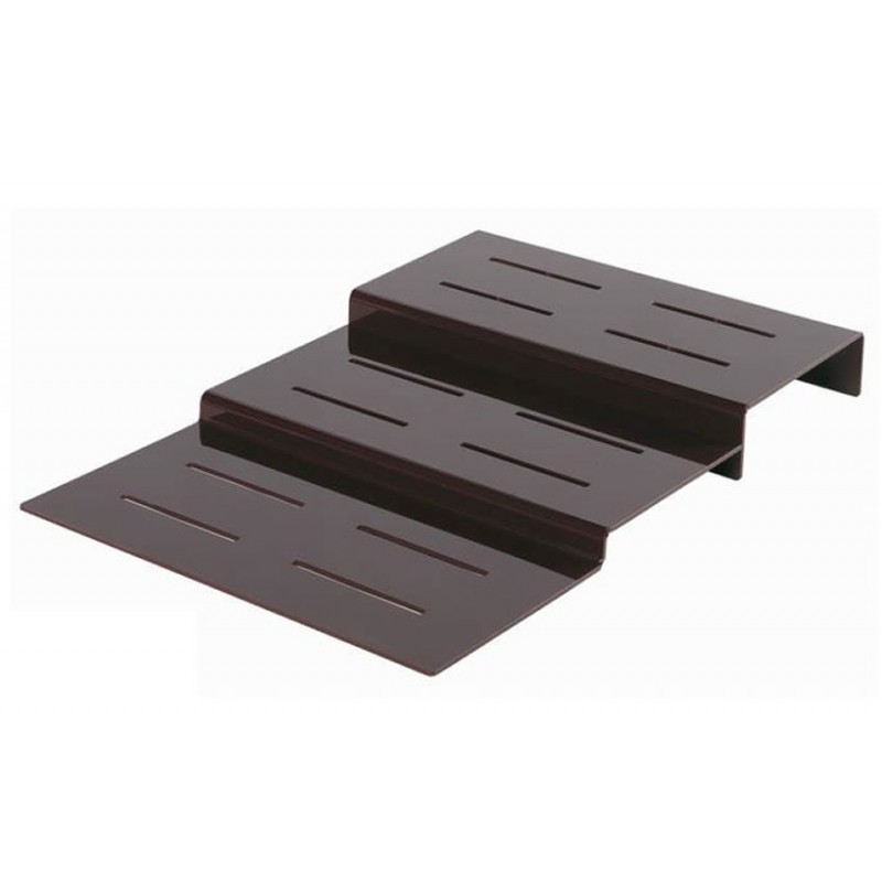 Escalier 3 marches largeur 500 mm pour plats sur buffet Escalier 3 marches largeur 500 mm pour plats sur buffet