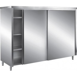 Armoire de rangement 600 mm inox 304