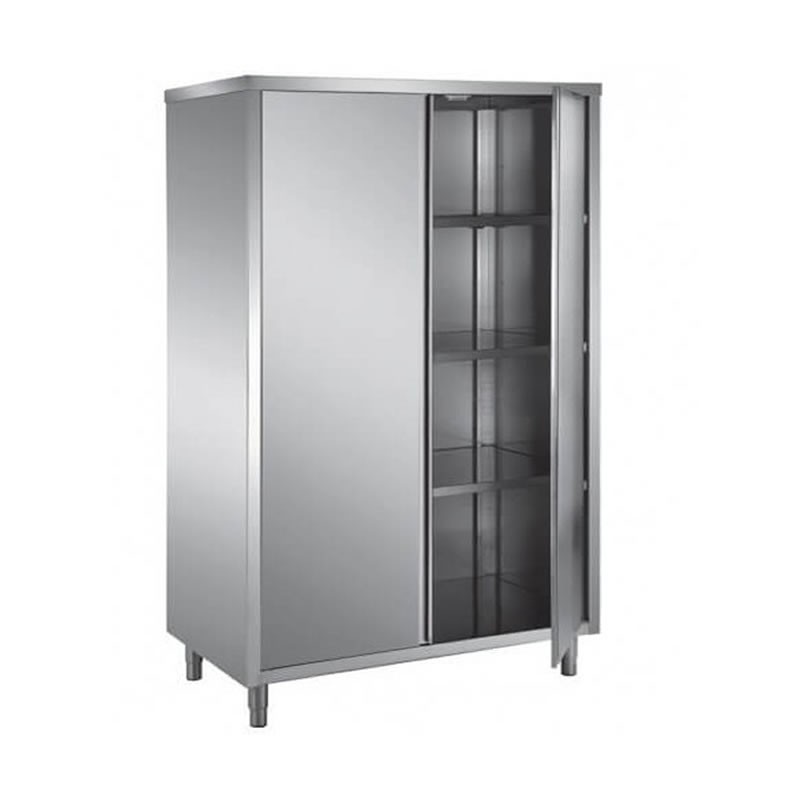 Armoire inox 2 portes battantes pour le rangement