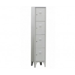 Armoire vestiaire multicases avec 4 cases par colonnes : 1 colonne