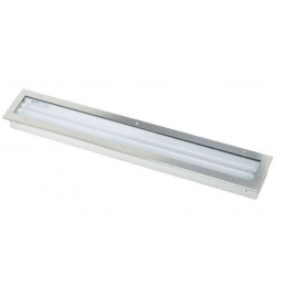 Eclairage encastrable inox pour hotte 1300 mm