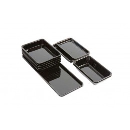 Kit de plateaux rectangulaires pour comptoir 1000x800 mm