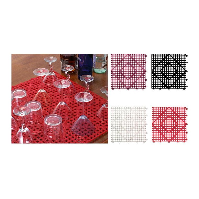 Tapis de bar antidérapant 305 x 305 mm Tapis de bar antidérapant 305 x 305 mm
