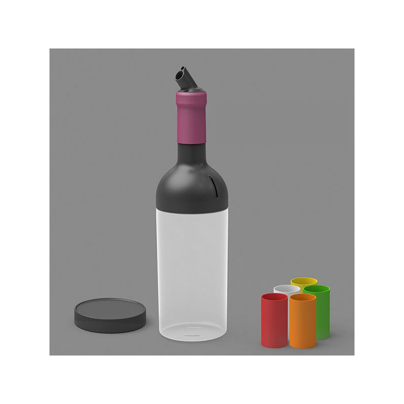 Kit complet bouteille avec verseur pour sauce FIFO Kit complet bouteille avec verseur pour sauce FIFO