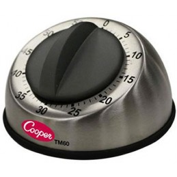 Minuterie mécanique 60 minutes pour cuisine