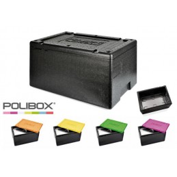 Conteneur Polibox GN1/1 avec couvercle couleur