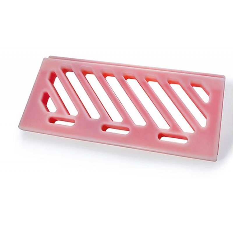 Plaque eutectique rouge 835 x 353 mm