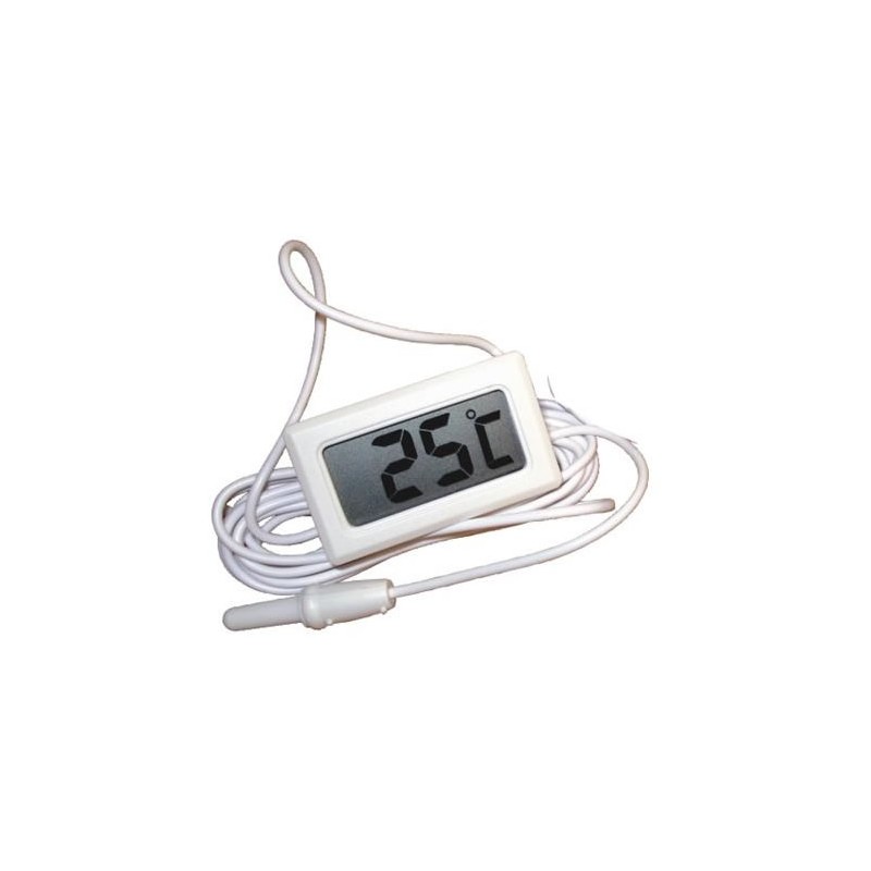 Thermomètre digital à encastrer blanc Thermomètre digital à encastrer blanc
