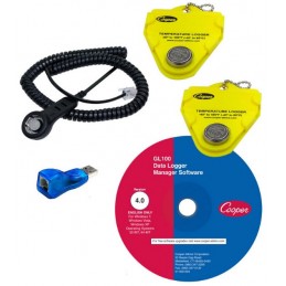Kit thermomètre avec enregistreur de données