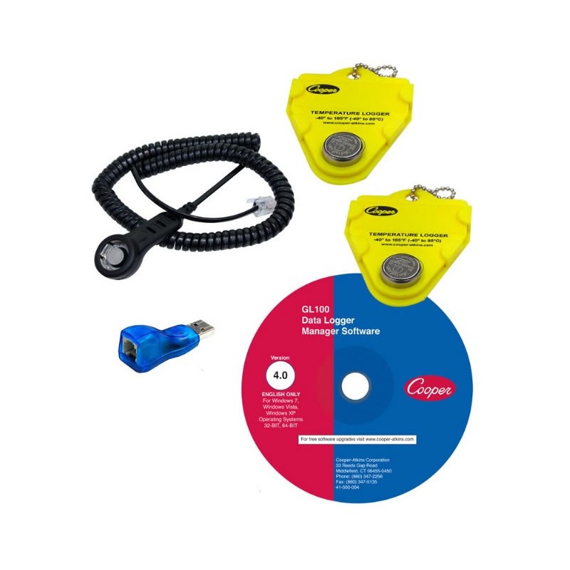 Kit thermomètre avec enregistreur de données Kit thermomètre avec enregistreur de données