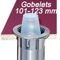 Distributeur pour gobelets 101 - 123 mm à encastrer