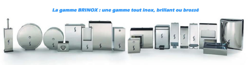 Poubelle à pédale carré pour sanitaire BRINOX