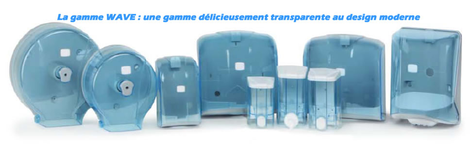 Distributeur de papier hygiénique en paquets gamme WAVE